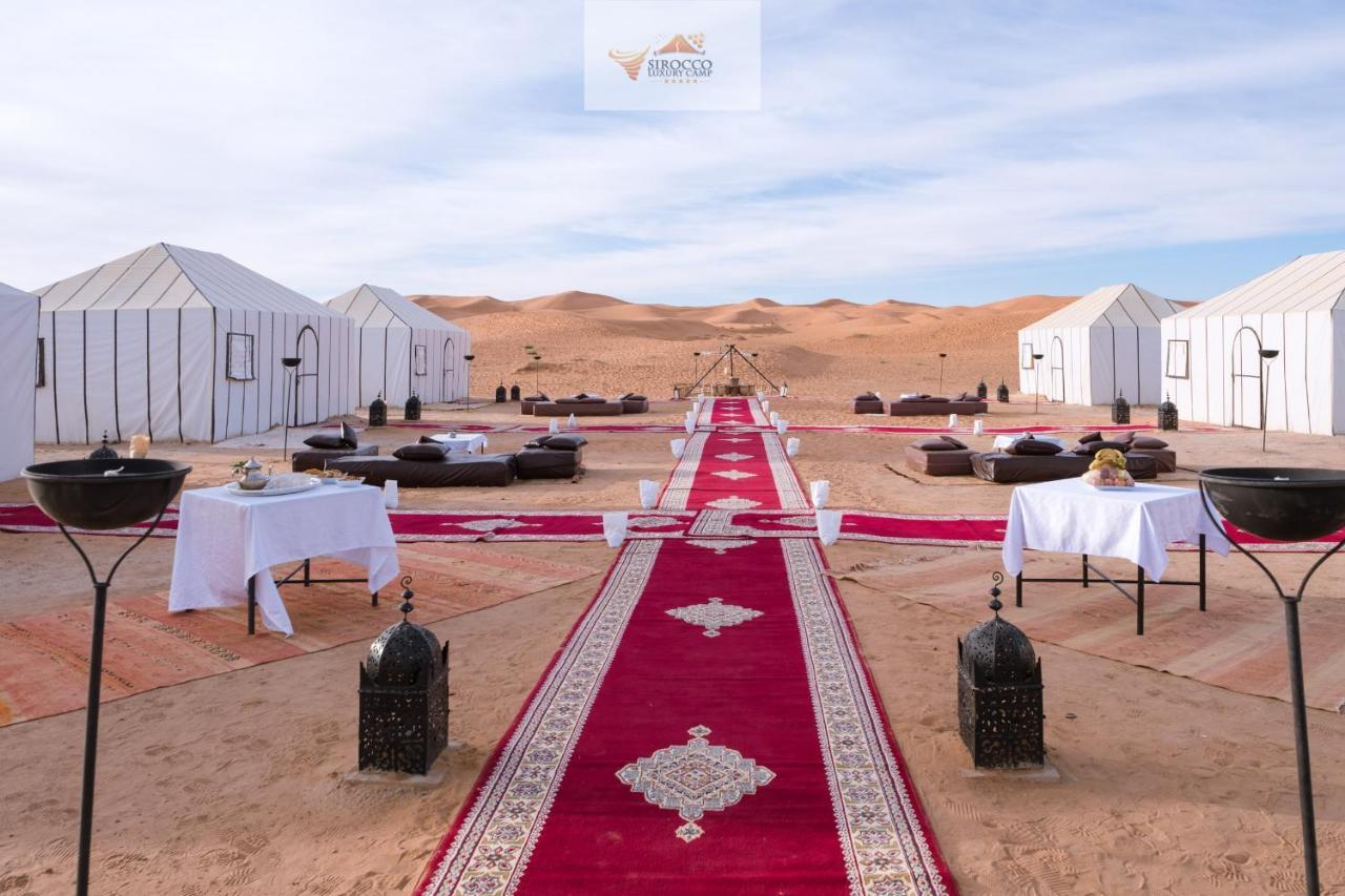 Hotel Sirocco Luxury Camp à Merzouga Extérieur photo